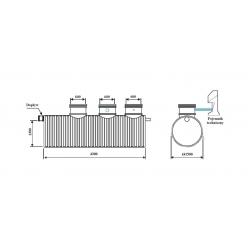 Oczyszczalnia Biologiczna ZBB-16C HDPE Z